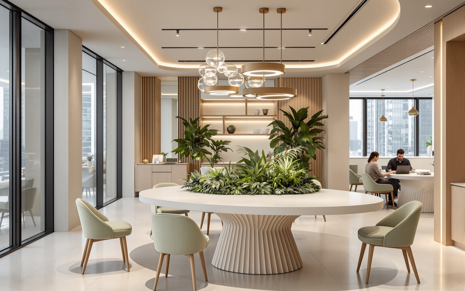 Coworking seats