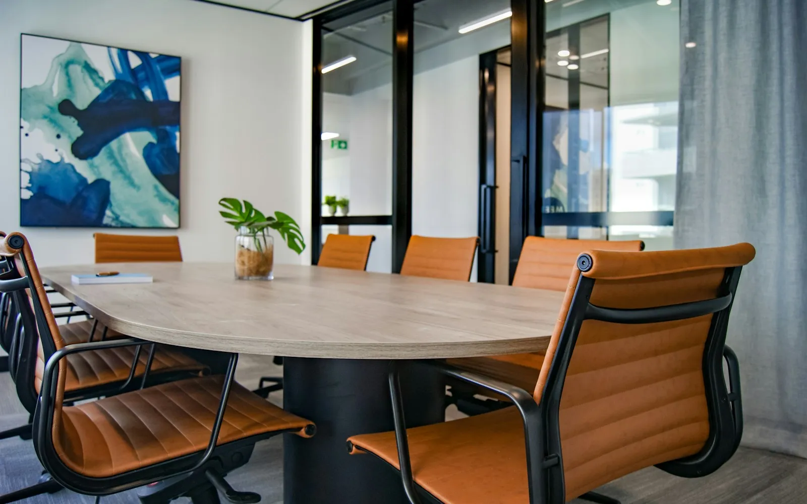 A meeting room, AV-ready