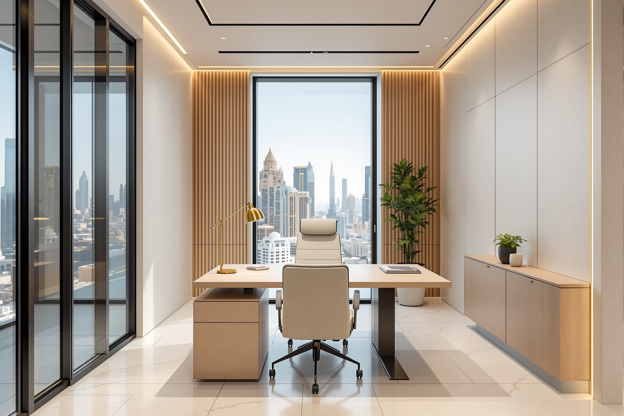 A private office at HIVE, i-Rise Tower